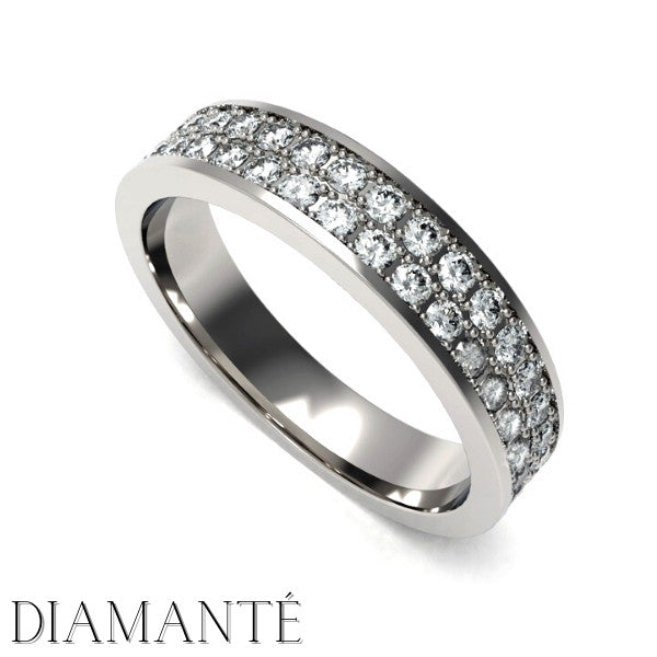 ALLIANCES DIAMANTS BLANC